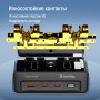 Фільтр живлення ColorWay CW-CHE25PDB 45W 2 розетки, 1xUSB-A 2xUSB-C, 2 м, синій
