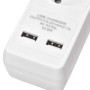 Фильтр питания Emos (P1523RU) с выключателем, 2xUSB, 5 розеток, 1.5мм2, 3м, White