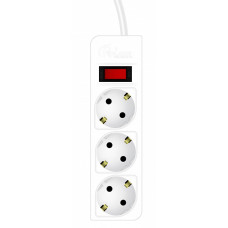 Фільтр живлення ProLogix (PRS-P3CU-18W) 3x1.0мм2, 3 розетки, 1.8 м, білий