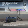 Фільтр живлення ColorWay CW-CHE25PDB 45W 2 розетки, 1xUSB-A 2xUSB-C, 2 м, синій