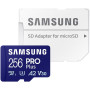 Карта пам`яті MicroSDXC 256GB UHS-I/U3 Class 10 Samsung Pro Plus + SD-адаптер (MB-MD256SA/EU)