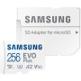 Карта пам`яті MicroSDXC 256GB UHS-I U3 V30 A2 Samsung Evo Plus + SD-адаптер (MB-MC256SA/EU)