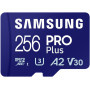 Карта пам`яті MicroSDXC 256GB UHS-I/U3 Class 10 Samsung Pro Plus + SD-адаптер (MB-MD256SA/EU)