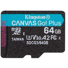 MicroSDXC 64GB UHS-I/U3 Class 10 Kingston Canvas Go! Plus R170/W70MB/s (SDCG3/64GBSP)