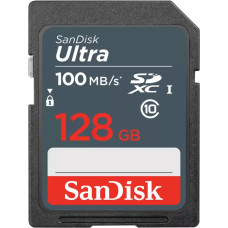 Карта пам`яті SDXC 128GB UHS-I Class 10 SanDisk Ultra R100MB/s (SDSDUNR-128G-GN3IN)