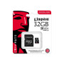 MicroSDHC 32GB UHS-I/U3 Class 10 Kingston Industrial + SD-adapter (SDCIT2/32GB)