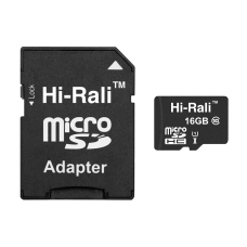 MicroSDHC 16GB UHS-I Class 10 Hi-Rali + SD-adapter (HI-16GBSD10U1-01)