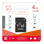 MicroSDHC 4GB Class 10 T&G + SD-adapter (TG-4GBSDCL10-01)