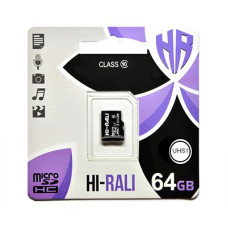 MicroSDXC 64GB Class 10 Hi-Rali (HI-64GBSDCL10-00)