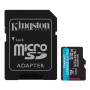 Карта пам`яті MicroSDXC 512GB UHS-I/U3 Class 10 Kingston Canvas Go! Plus R200/W160MB/s + SD-адаптер (SDCG4/512GB)
