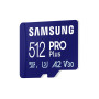 Карта пам`яті MicroSDXC 512GB UHS-I/U3 Class 10 Samsung Pro Plus + SD-адаптер (MB-MD512SA/EU)