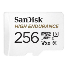 Карта пам`ятi MicroSDXC 256GB UHS-1/U3 Class 10 SanDisk High Endurance R100/W40MB/s + SD-адаптер (SDSQQNR-256G-GN6IA)