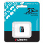 Карта пам`яті MicroSDXC 512GB UHS-I/U3 Class 10 Kingston Canvas Go! Plus R200/W160MB/s (SDCG4/512GBSP)