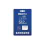Карта пам`яті MicroSDXC 512GB UHS-I/U3 Class 10 Samsung Pro Plus + SD-адаптер (MB-MD512SA/EU)