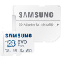 Карта пам`яті MicroSDXC 128GB UHS-I/U3 Class 10 Samsung Evo Plus R160MB/s + SD-адаптер (MB-MC128SA/EU)