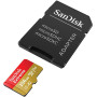 Карта пам`ятi MicroSDXC 256GB C10 UHS-I SanDisk Extreme V30 U3 R190/W130MB/s + SD (SDSQXAV-256G-GN6MA)
