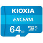 MicroSDXC 64GB UHS-I Class 10 Kioxia Exceria R100MB/s (LMEX1L064GG2) + SD-адаптер