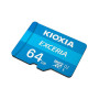MicroSDXC 64GB UHS-I Class 10 Kioxia Exceria R100MB/s (LMEX1L064GG2) + SD-адаптер