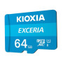 MicroSDXC 64GB UHS-I Class 10 Kioxia Exceria R100MB/s (LMEX1L064GG2) + SD-адаптер