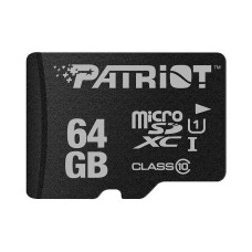 Карта пам`яті MicroSDHC 64GB UHS-I Class 10 Patriot LX (PSF64GMDC10)