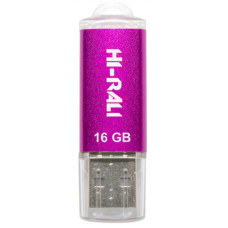 Флеш-накопичувач USB 16GB Hi-Rali Rocket Series Violet (HI-16GBVCVI)