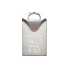 USB 4GB T&G 106 Metal Series Silver (TG106-4G)