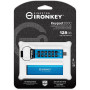 Флеш-накопичувач USB3.2 128GB Kingston IronKey Keypad 200 Type-C Blue (IKKP200C/128GB)