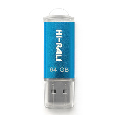 USB 64GB Hi-Rali Rocket Series Blue (HI-64GBVCBL)