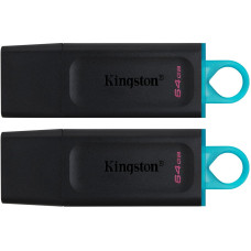 Флеш-накопичувач USB3.2 64GB Kingston DataTraveler Exodia Black/White 2 Pieces (DTX/64GB-2P)