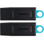 Флеш-накопичувач USB3.2 64GB Kingston DataTraveler Exodia Black/White 2 Pieces (DTX/64GB-2P)