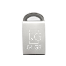 USB 64GB T&G 107 Metal Series Silver (TG107-64G)