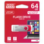 Флеш-накопичувач USB3.2 64GB Goodram UTS3 (Twister) Black (UTS3-0640K0R11)