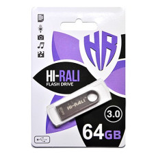 USB3.0 64GB Hi-Rali Shuttle Series Silver (HI-64GB3SHSL)