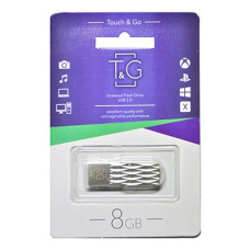 USB 8GB T&G 103 Metal Series Silver (TG103-8G)