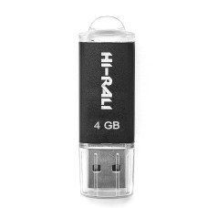 USB 4GB Hi-Rali Rocket Series Black (HI-4GBVCBK)