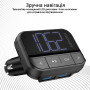 FM-трансмітер Promate ezFM-2 AUX/SD/USB Black