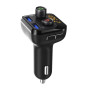 FM-трансмиттер Grand-X 98GRX MegaBass Bluetooth V5.0 Hands Free MicroSD, 2хUSB 1A+2.4A