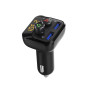 FM-трансмиттер Grand-X 98GRX MegaBass Bluetooth V5.0 Hands Free MicroSD, 2хUSB 1A+2.4A