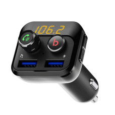 FM-трансмиттер Grand-X 98GRX MegaBass Bluetooth V5.0 Hands Free MicroSD, 2хUSB 1A+2.4A