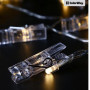 Гирлянда ColorWay 20 LED, 3м, гирлянда с прищепками (CW-LCP-20L30B)