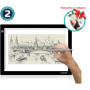 Графический планшет (светокопировальный) Huion L4S + перчатка