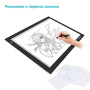 Графический планшет (светокопировальный) Huion L4S + перчатка