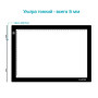 Графический планшет (светокопировальный) Huion L4S + перчатка