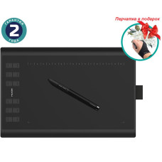 Графический планшет Huion New 1060Plus + перчатка
