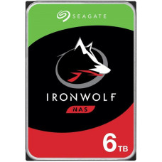 Накопитель HDD SATA 6.0TB Seagate IronWolf NAS 5400rpm 256MB (ST6000VN001)