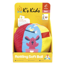 Брязкальце K`s Kids М'яч м'який