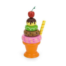 Игровой набор Viga Toys Мороженое с фруктами. Вишенка (51322)