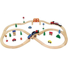 Железная дорога Viga Toys 49 деталей (56304)