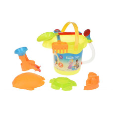 Игрушка для песка Same Toy 6 ед. Ведерко желтое (970Ut-2)