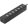 Комп.Аксесуари DEFENDER Хаб 7xUSB 2.0 Quadro Swift